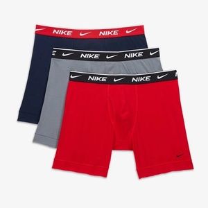 BRAND NEW Nike Dri-FIT Essential Cotton Stretch Men's Boxer Briefs (3-Pa…